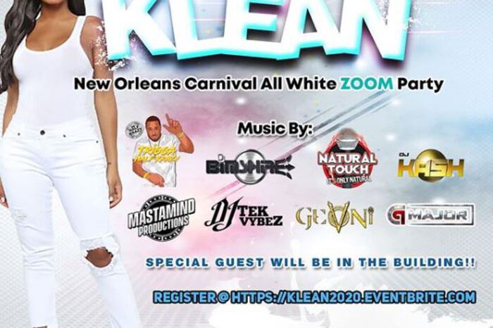 Klean - Nola Caribbean Carnival ‘’All White ‘’ Virtual Party