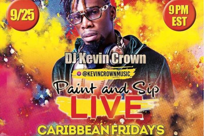 Paint & Sip Live: Caribbean Fridays