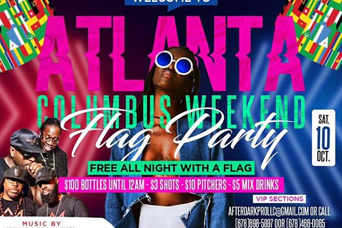 Atlanta Columbus Weekend Flag Party