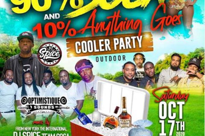 90% Soca 10% Anything Goes Cooler Party