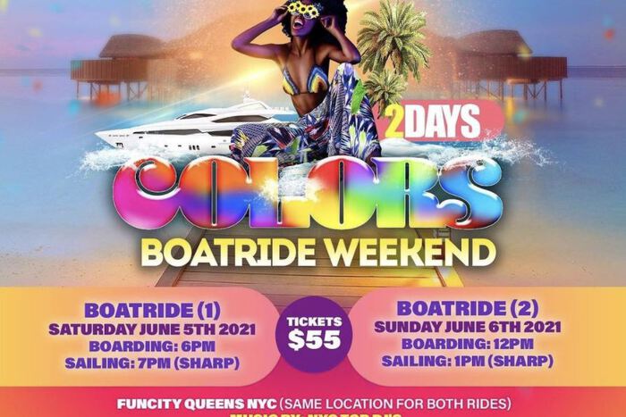 Colors Boat Ride Weekend Edition- Boat 1