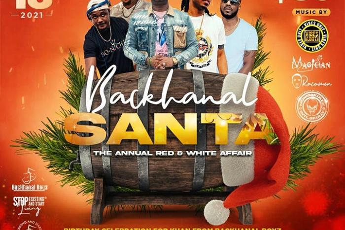 Backhanal Santa The Red & White Affair