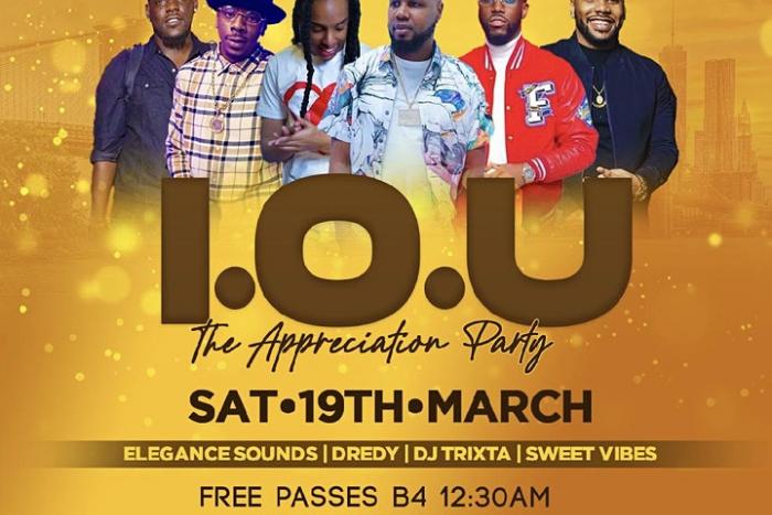 I O U "The Appreciation"