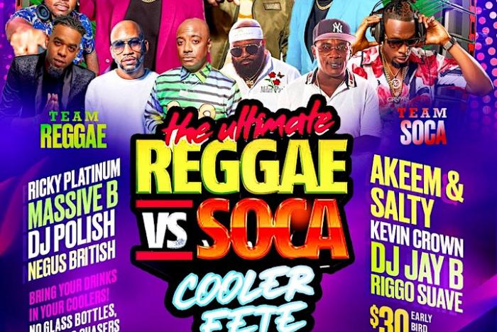 Reggae vs Soca Cooler Fete