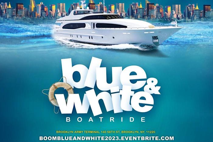 Blue & White Boat Ride