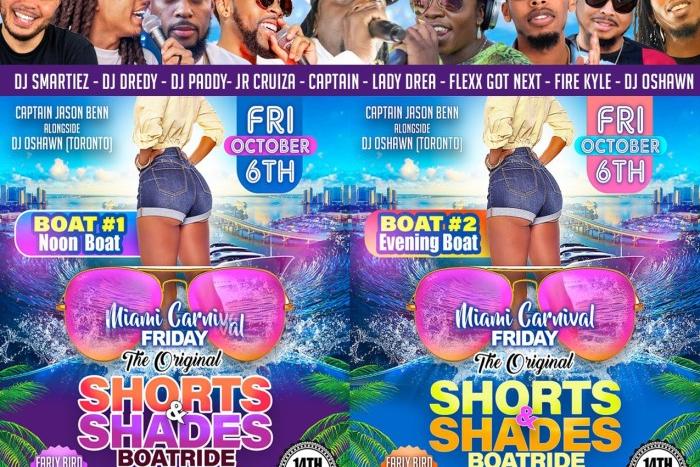 Miami Shorts And Shades Boat 1/ Boat 2