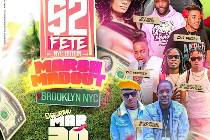 $2 Fete- March Madout