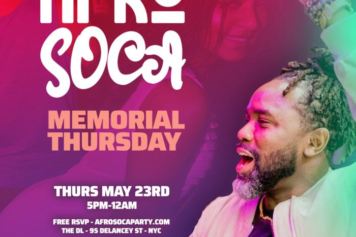 AFRO-SOCA: Memorial Thursday