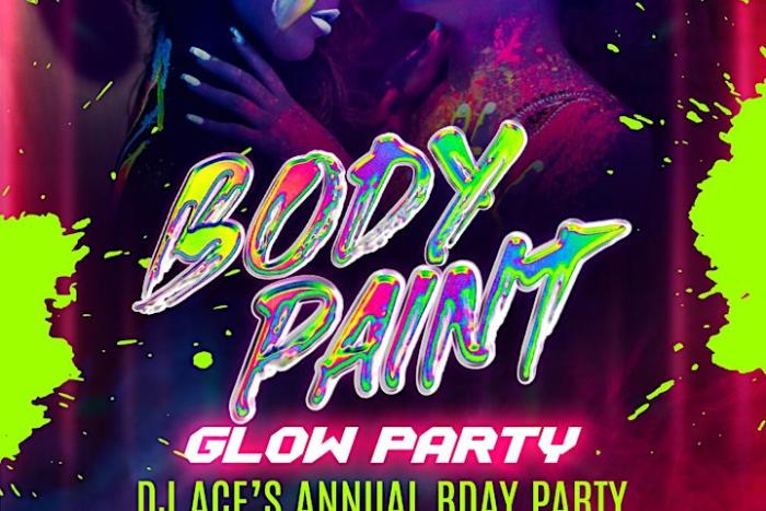 Body Paint Glow Party