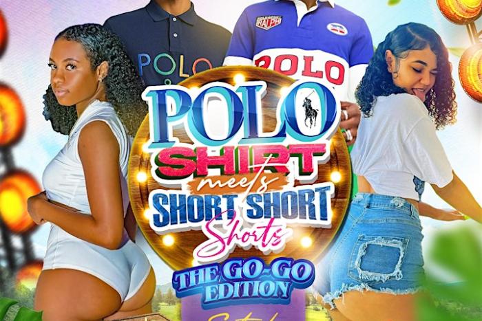 Polo Shirt Meets Short Short Shorts