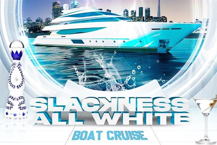 Slackness All White Boat Cruise