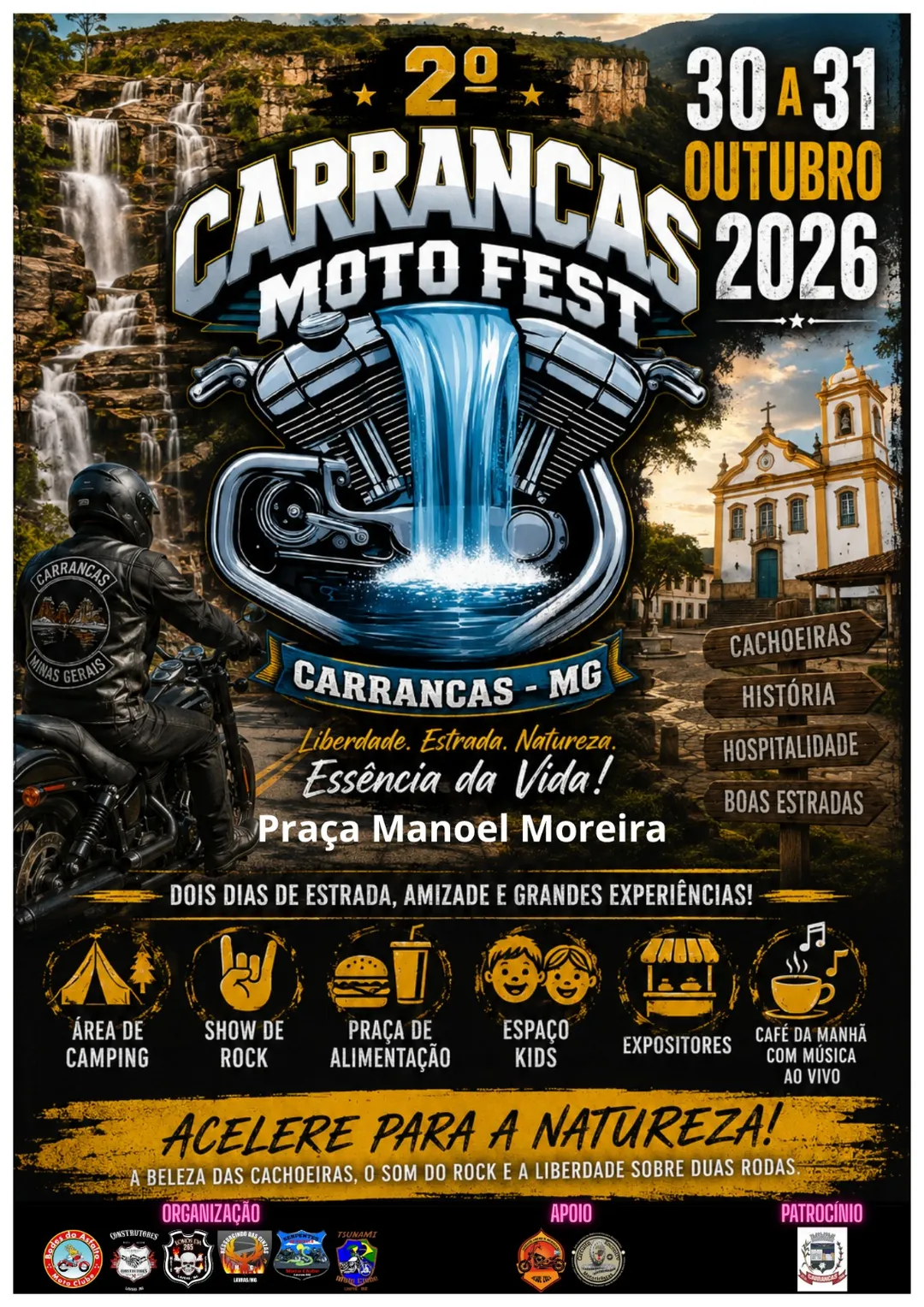 Cartaz: 2º Carrancas Moto Fest