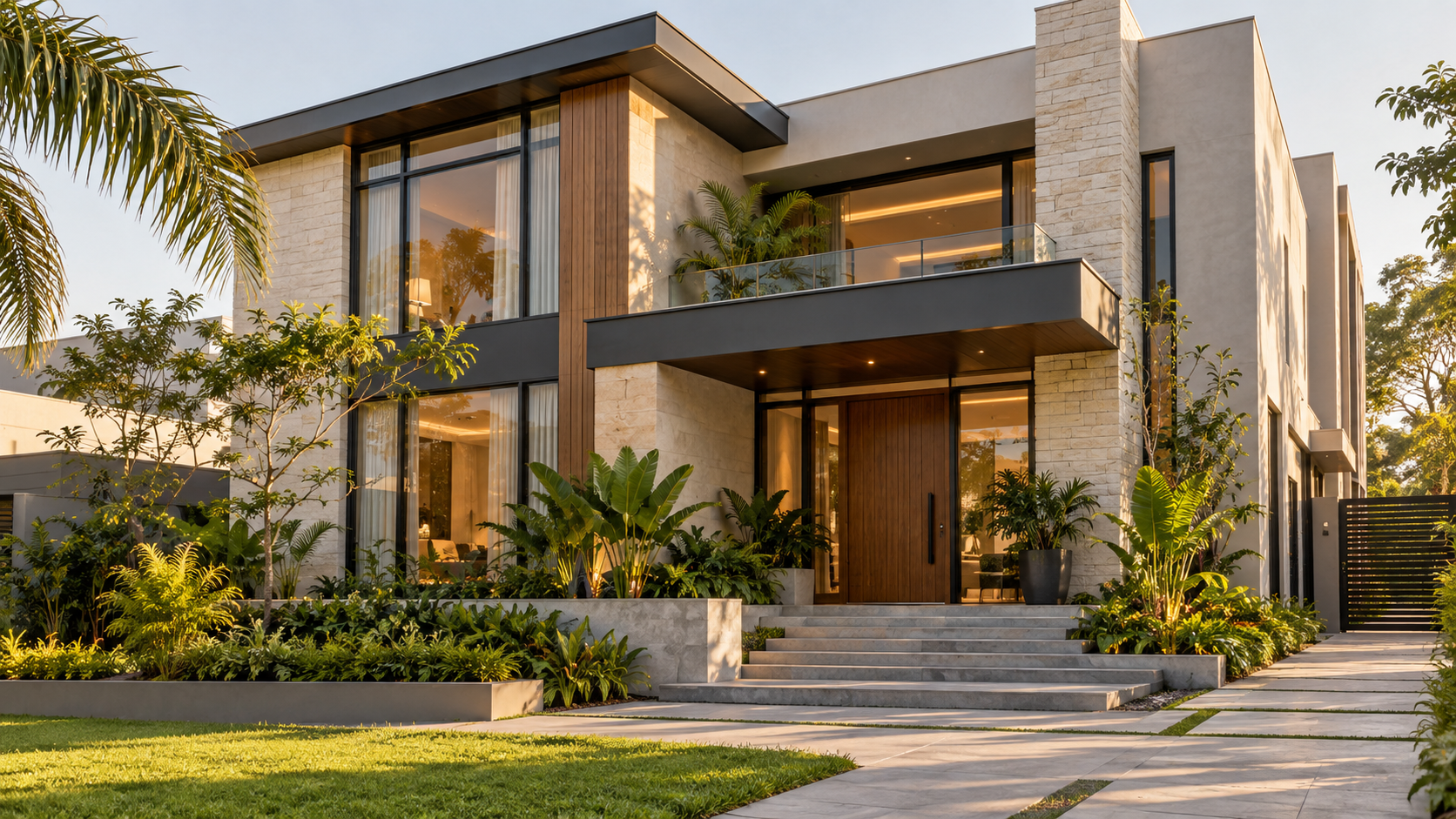 Contemporary home representing the kind of future people may work towards