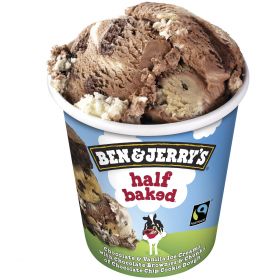 TERRINA BEN & JERRY'S "HALF BAKED" 465 ML