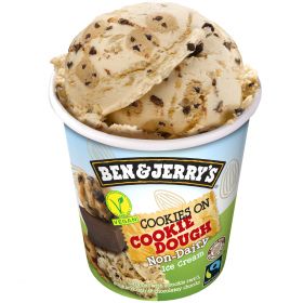 BEN&JERRY'S ICE CREAM TUB "COOKIES ON COOKIE DOUGH NON-DAIRY VEGAN" 465ML