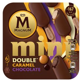 MAGNUM MINI DOUBLE CHOCOLATE & CARAMEL 6 UN