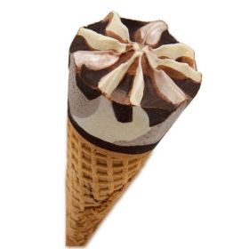 VANILLA-CHOCOLATE MENU CONE