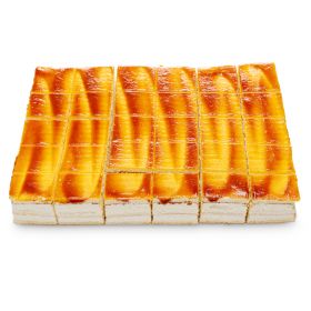 SLICED CATALAN CREAM SHEET CAKE