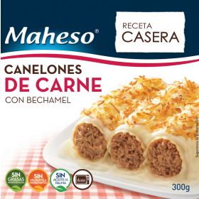 CANELONES DE CARNE CON BECHAMEL