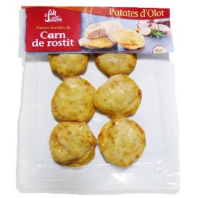 PATATES D'OLOT FARCIDES DE CARN 6 UN