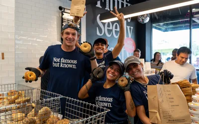 PopUp Bagels Grand Opening