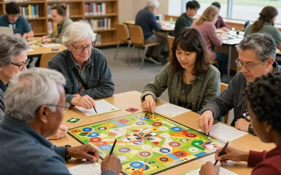 Books + Board Games at Loussac