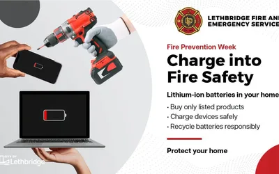 LFES Fire Prevention Week Battery Safety Outreach