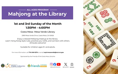 Mahjong at the Library