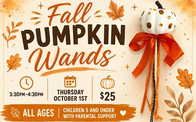 Fall Pumpkin Wands