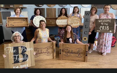 Words on Wood Party