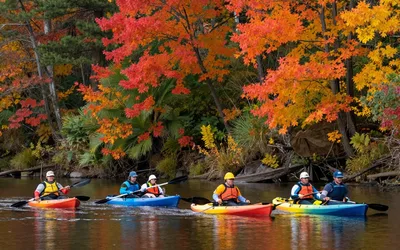 Leaf Peeping Kayak Tour on