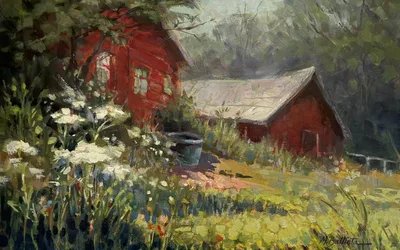 New England Landscape & Bon Appétit