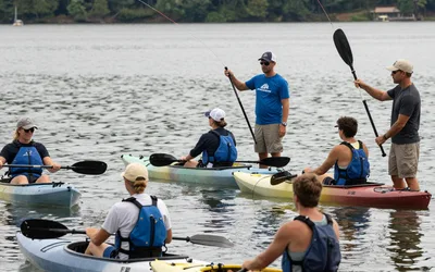 Two-day kayak fishing trip on the Flint River