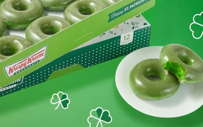 Free Green Doughnut Day at Krispy Kreme