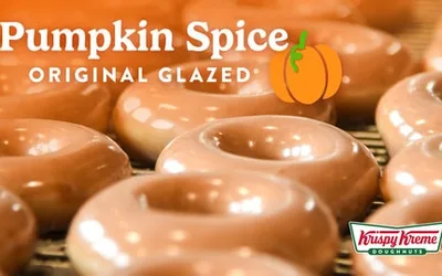 Krispy Kreme Pumpkin Spice Doughnuts Promotion