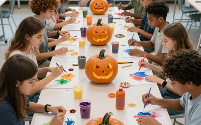 Pumpkin Painting for Teens