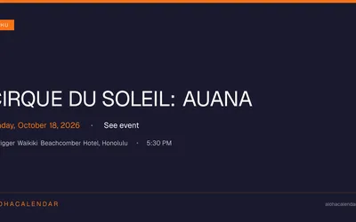 Cirque du Soleil: Auana