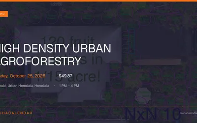 High Density Urban Agroforestry