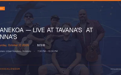 Kanekoa — Live at Tavana's at Anna's