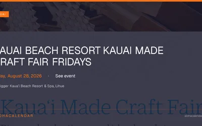 Kauai Made Craft Fair