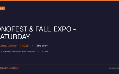 OnoFest & Fall Expo - SATURDAY