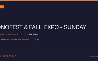 OnoFest & Fall Expo - SUNDAY