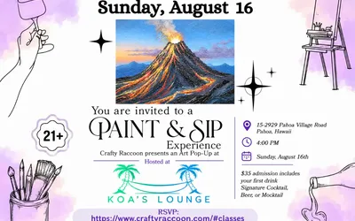 Paint and Sip Pop Up
