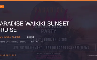 PARADISE WAIKIKI SUNSET CRUISE