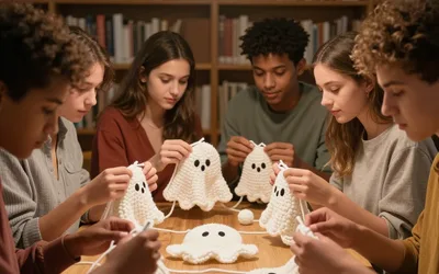 Teen Craft: Ghost Crochet