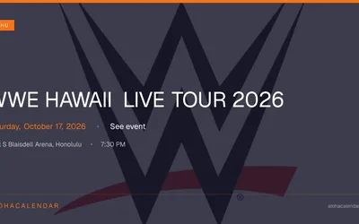 WWE Hawaii Live Tour 2026