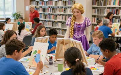 Painting with Rapunzel at Idaho