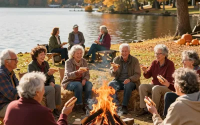 Active Seniors: Hayrides and Hot Dogs