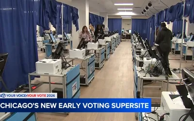 Early Voting at New Chicago Voting Supersite
