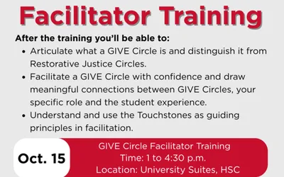 G.I.V.E Circle Faciliator Training